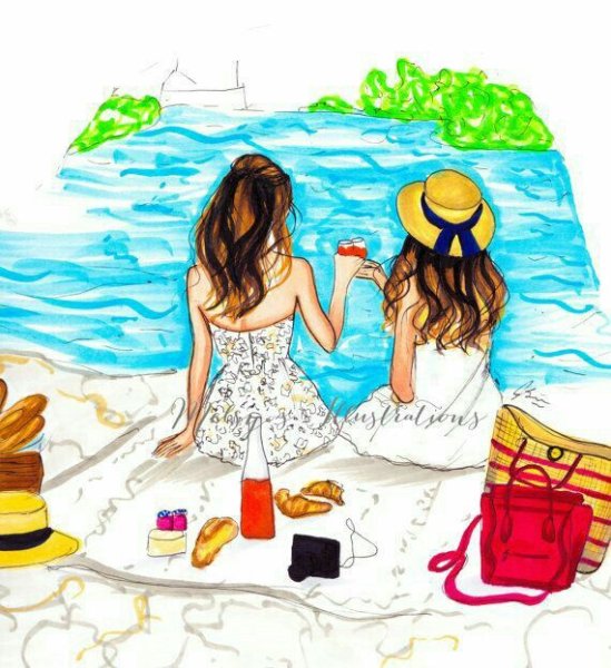 Красивые мультяшные женщины