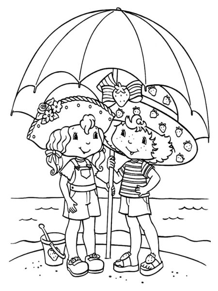 Раскраска парк аттракционов для детей