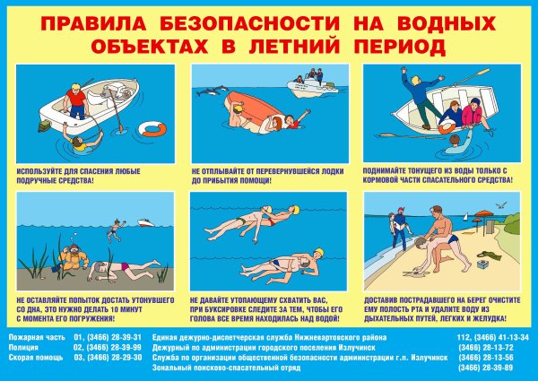 Безопасность детей летом