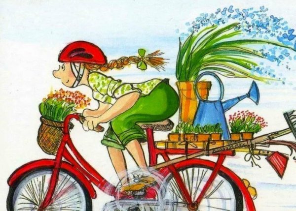 Смешные карикатуры про дачу