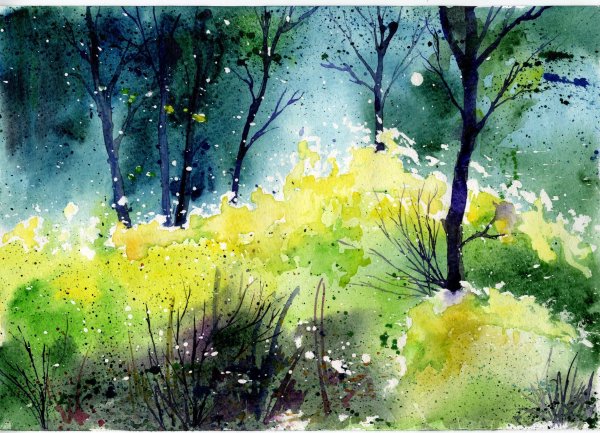 Иван Стенин художник акварель