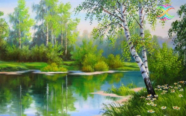 Художник Самарская Елена Михайловна березы