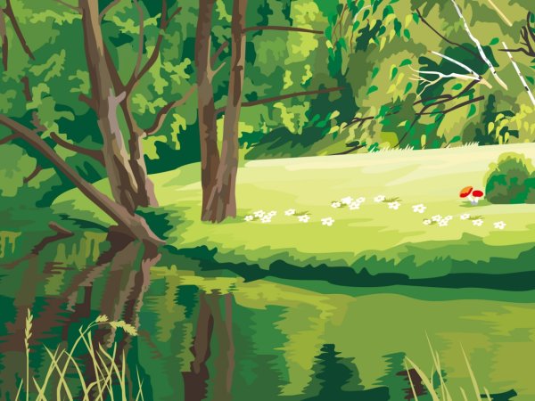 Пейзажи природы для детей