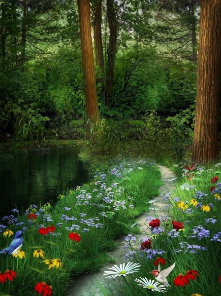 Фон для презентации природа