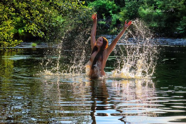 Летом на речке