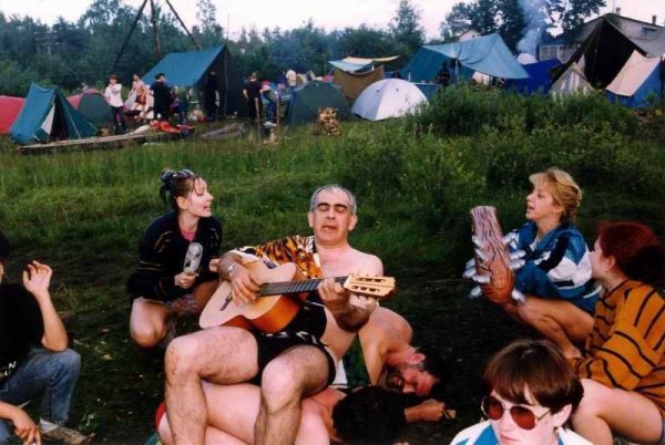 Смешно шашлык на даче