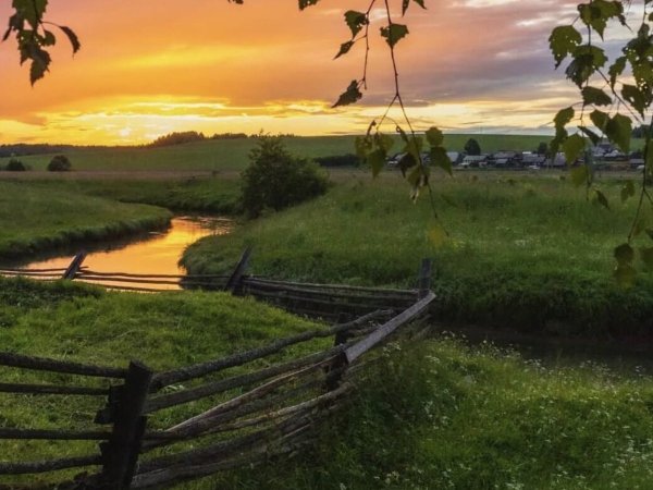Деревенский пейзаж