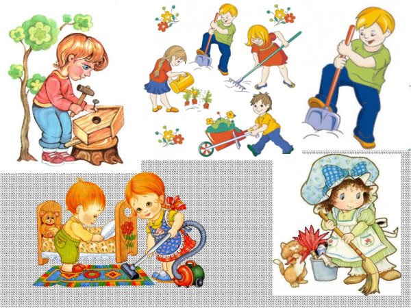 Рамка труд людей весной