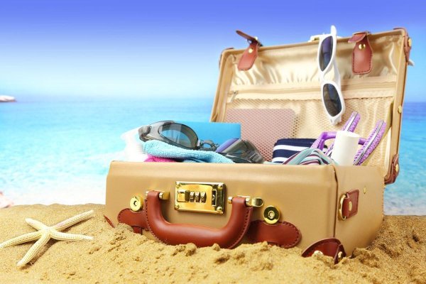 Дети с чемоданами в лагере