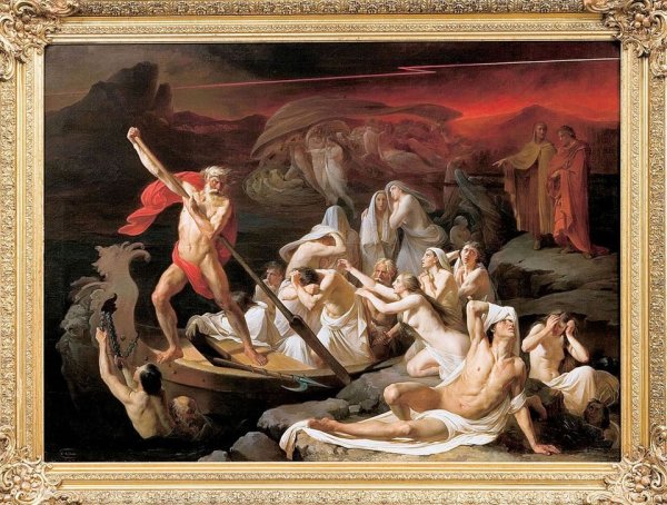 Гюстав Доре. «Данте и Вергилий в девятом круге ада». 1861