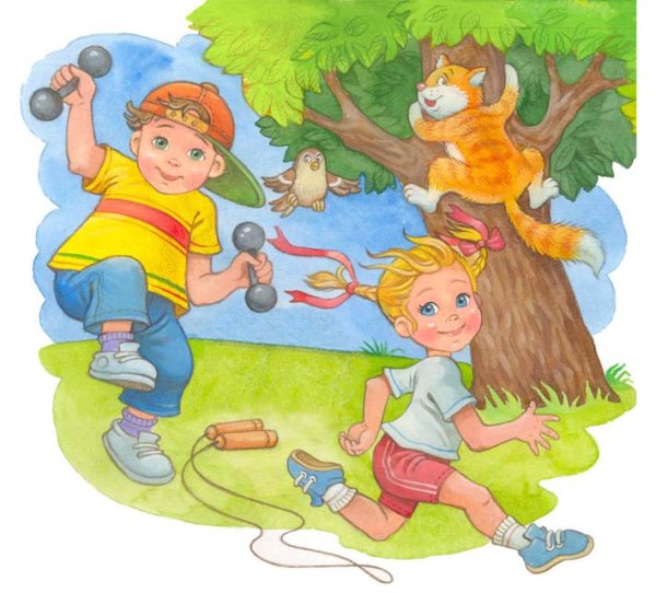 Дети в саду