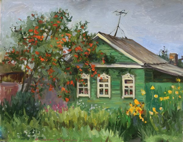 Палисад рябина деревня