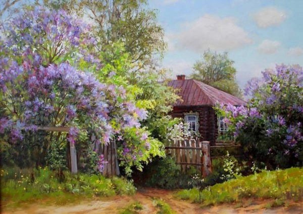 Владимир Жданов сирень цветет