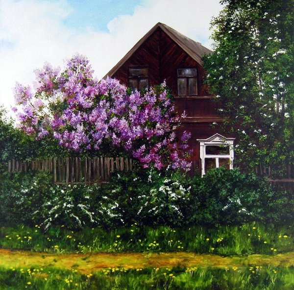 Сад с флоксами Хохряков