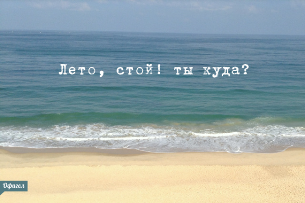 Доброе утро бабье лето