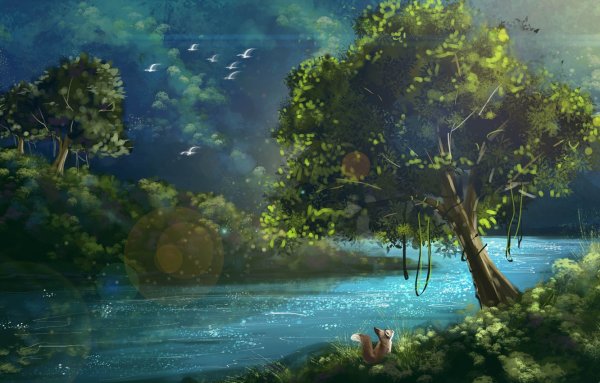 Летние арты природы