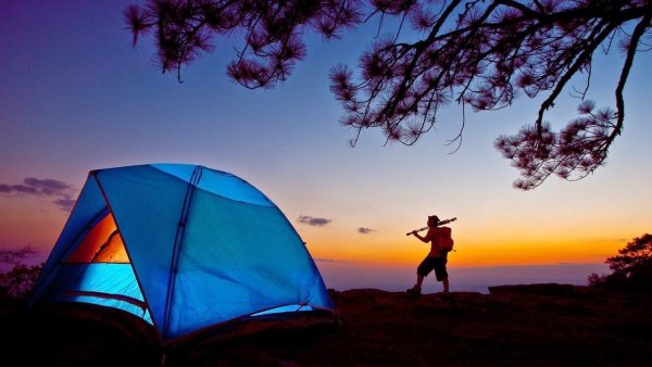 Уютные палатки на природе