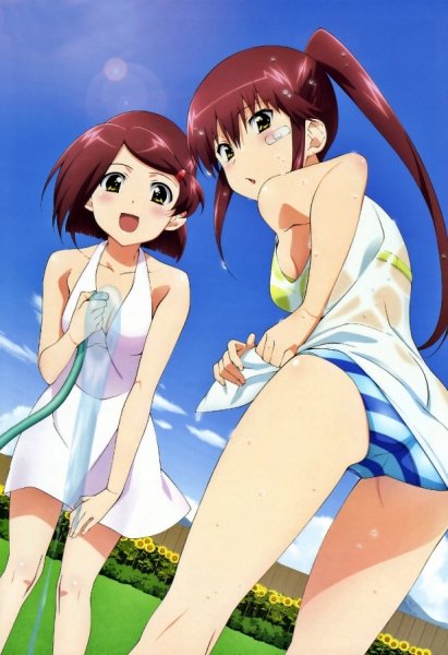 Аниме KISSXSIS поцелуй сестер