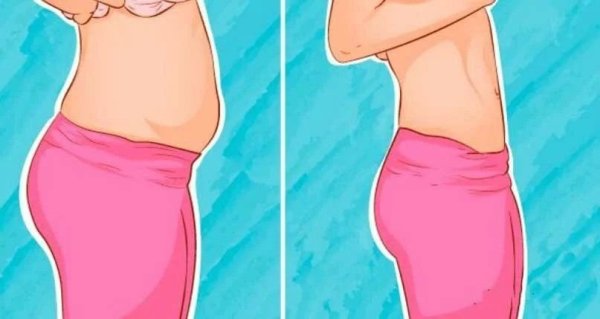 Красивая грудь и плоский живот