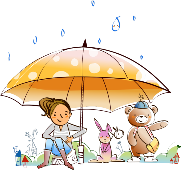 Зонтик рисунок