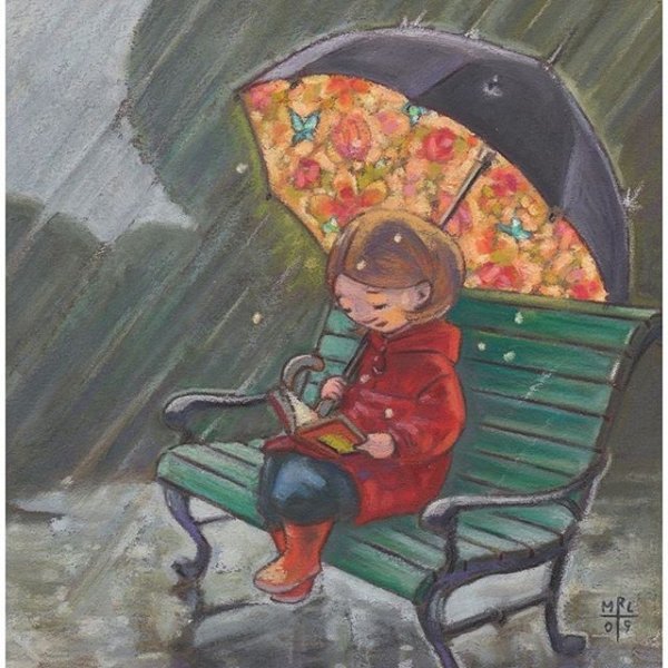 Книжный зонт