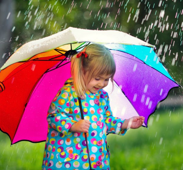 Картина зонтики