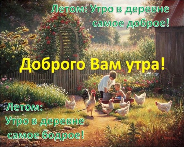 Доброе утро в деревне