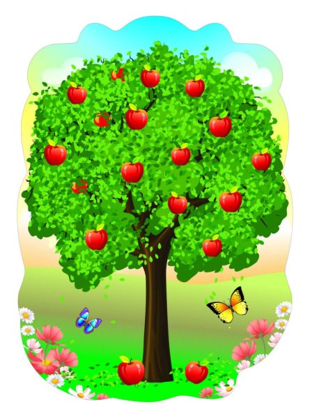 Деревья летом для детей