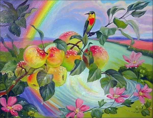 Яблоня дерево в полный рост