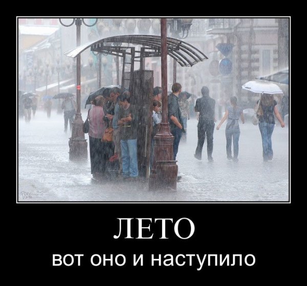 Смешные фразы про Холодное лето