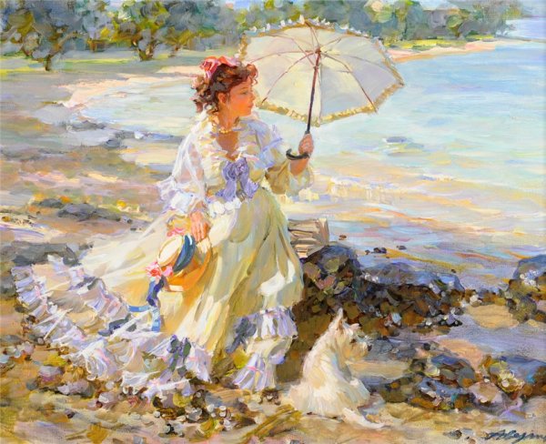 Художник Александр Аверин море