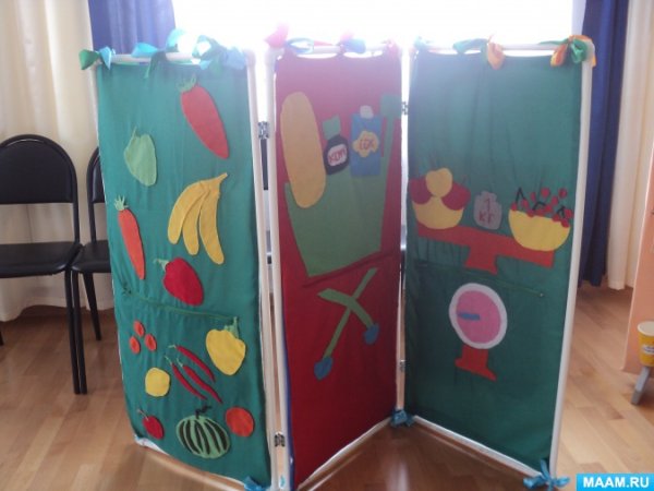 Ширмы для зонирования в детском саду