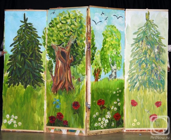 Декорации леса