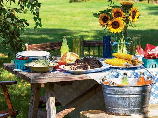 Летом на даче