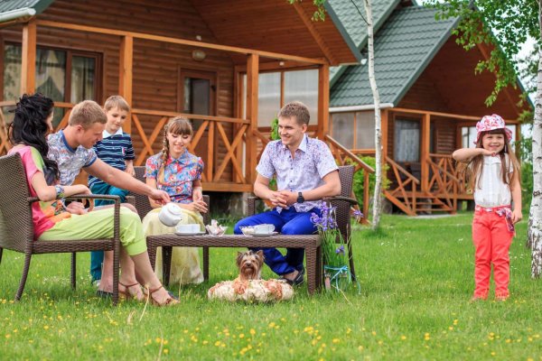 Красивый участок на даче