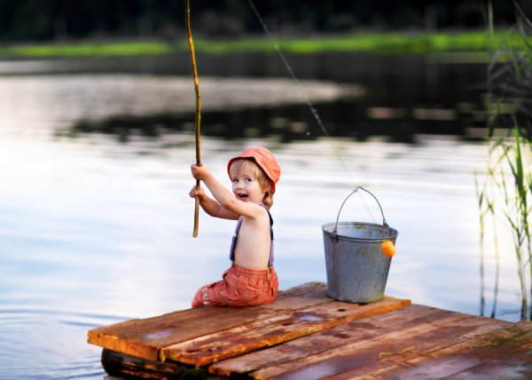 Рыбак для детей