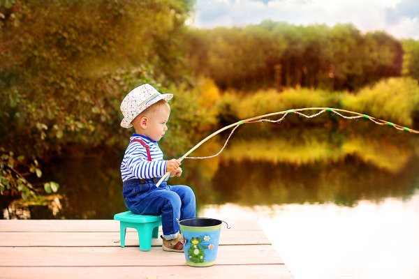 Фотосессия рыбалка дети