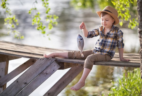 Девочки на рыбалке