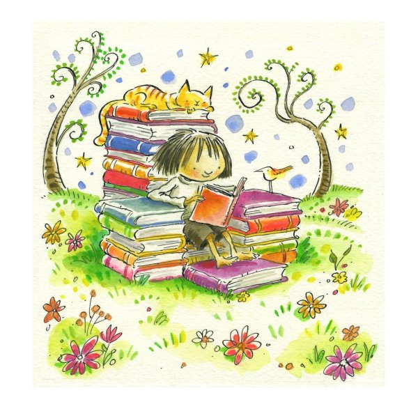 Книжная эстафета солнечного лета в библиотеке