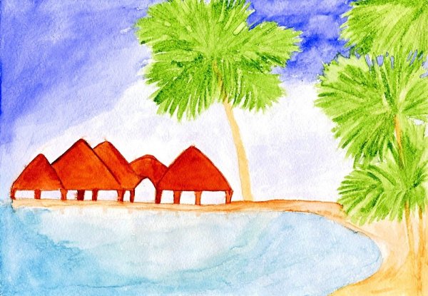 Рисунок на тему лето