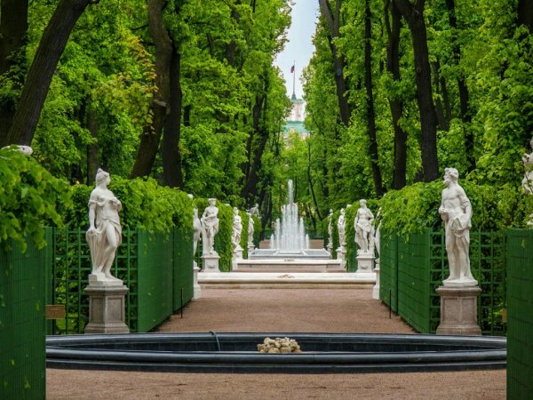 Летний сад в Санкт-Петербурге 19 век