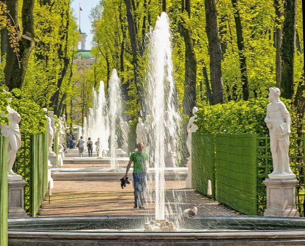 Летний сад в Санкт-Петербурге фонтаны и статуи