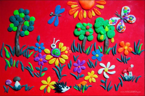 Пластилинография в детском саду