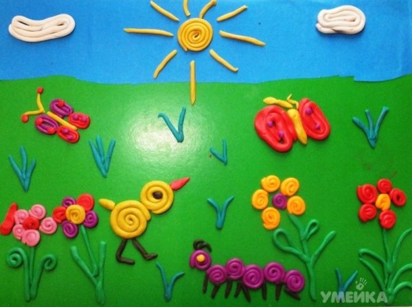 Лепка из пластилина в детском саду