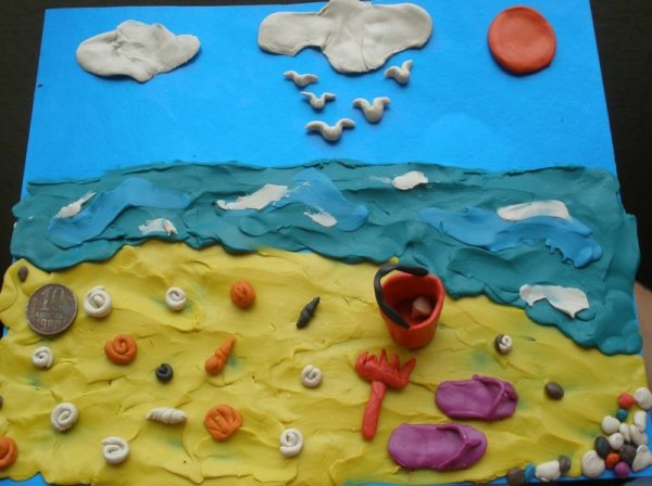 Лепка на тему лето