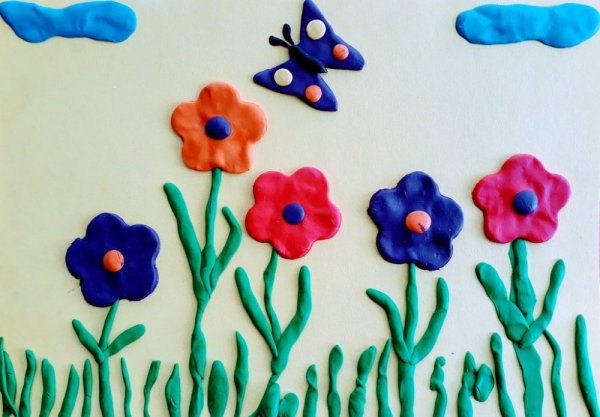 Пластилинография в детском саду