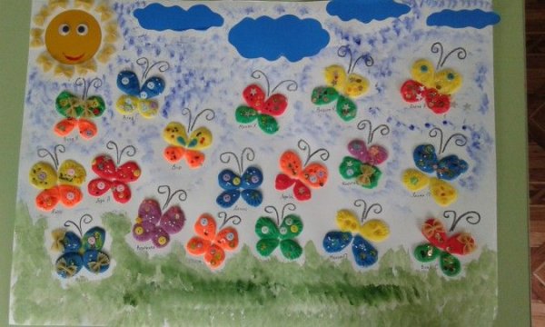 Коллективное рисование в детском саду