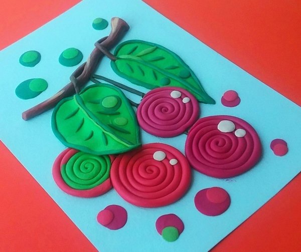 Летние поделки из пластилина