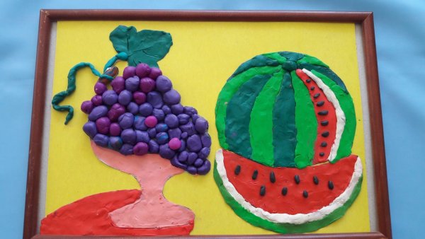 Пластилинография для детей