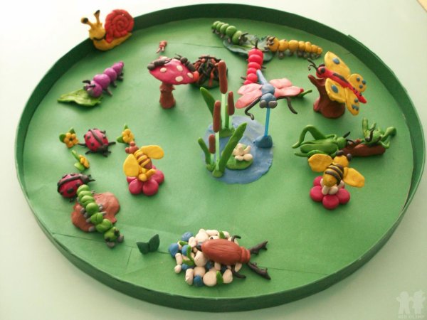 Поделки из пластилина в детском саду